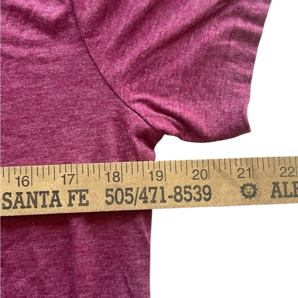 Floral Graphic Short Sleeve Tee - Purple - Picture 4 of 6
